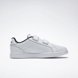 Adidasy Dziecięce Reebok Royal Complete Clean Białe/Granatowe PL 98IFJSZ